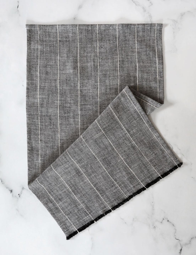 Cotton Kitchen Towel Set, Charcoal Kitchen Linens Sets Coterie Brooklyn 