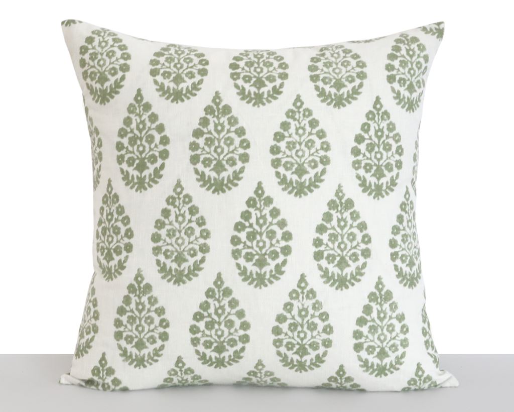 Laurel, Sage Decorative Pillows Coterie Brooklyn 