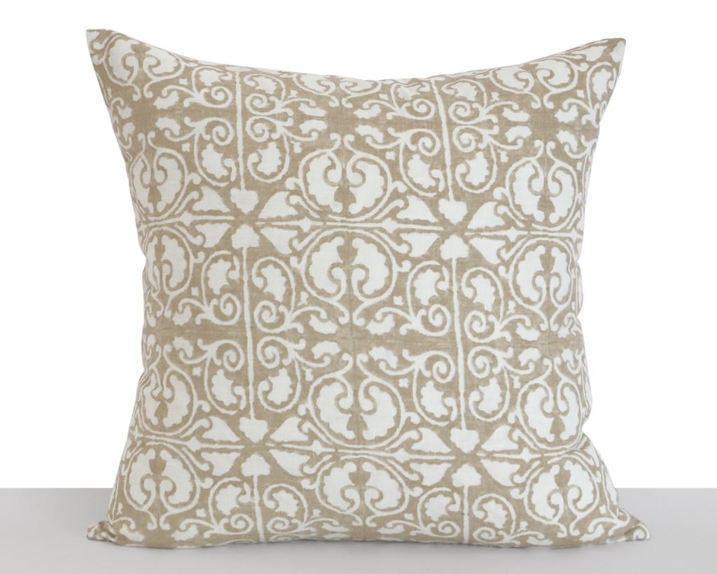 Montreaux, Natural Decorative Pillows Coterie Brooklyn 