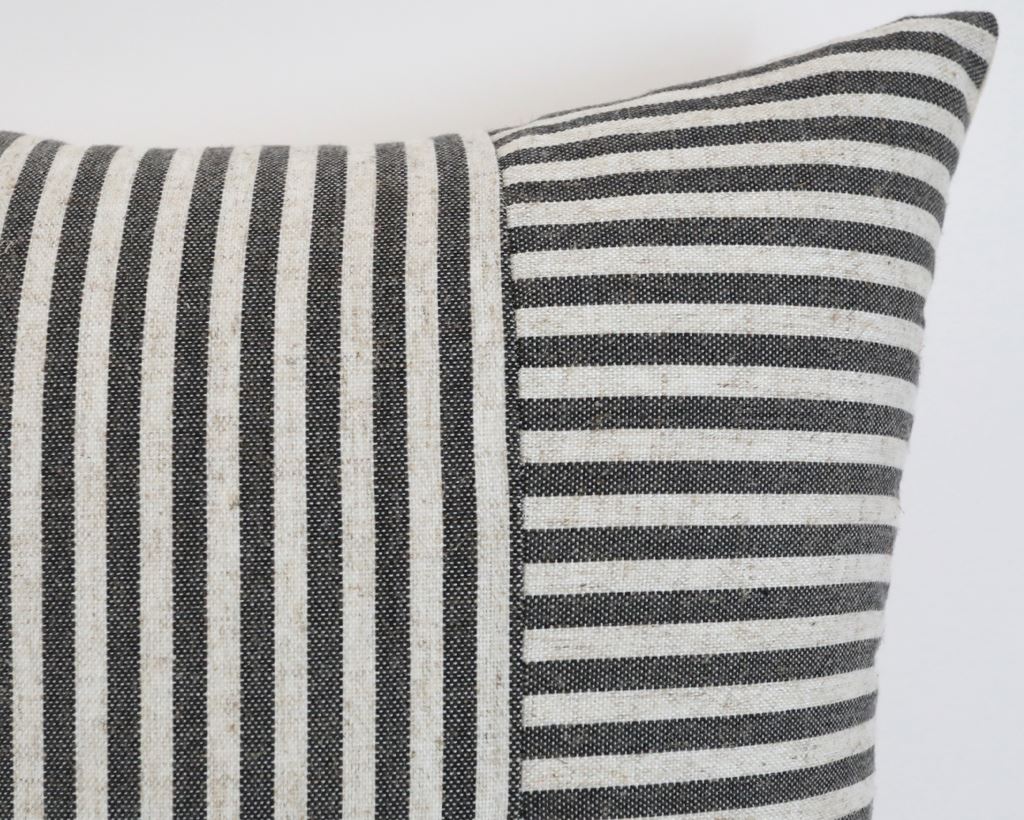 Perth, Charcoal *Updated Decorative Pillows Coterie Brooklyn 