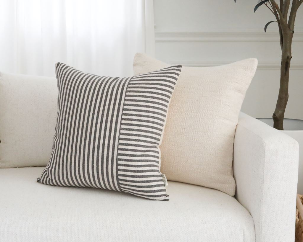 Perth, Charcoal Decorative Pillows Coterie Brooklyn 