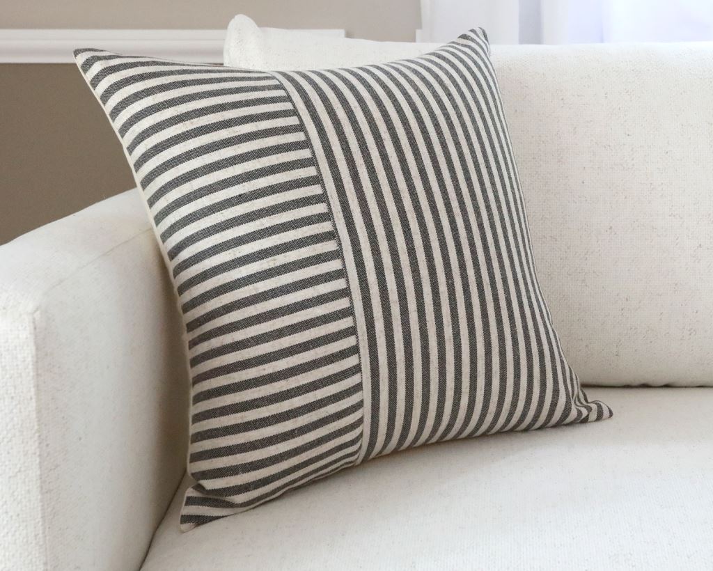 Perth, Charcoal *Updated Decorative Pillows Coterie Brooklyn 