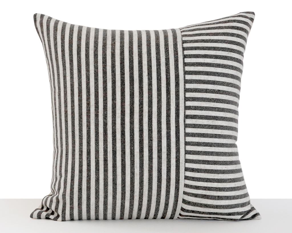 Perth, Charcoal Decorative Pillows Coterie Brooklyn 