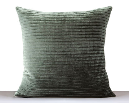 Rhone, Evergreen Velvet Decorative Pillows Coterie Brooklyn 