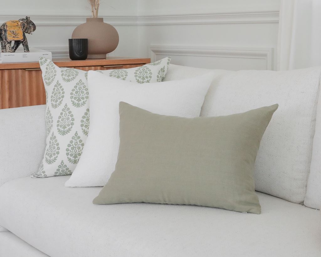 Sage, Linen Decorative Pillows Coterie Brooklyn 