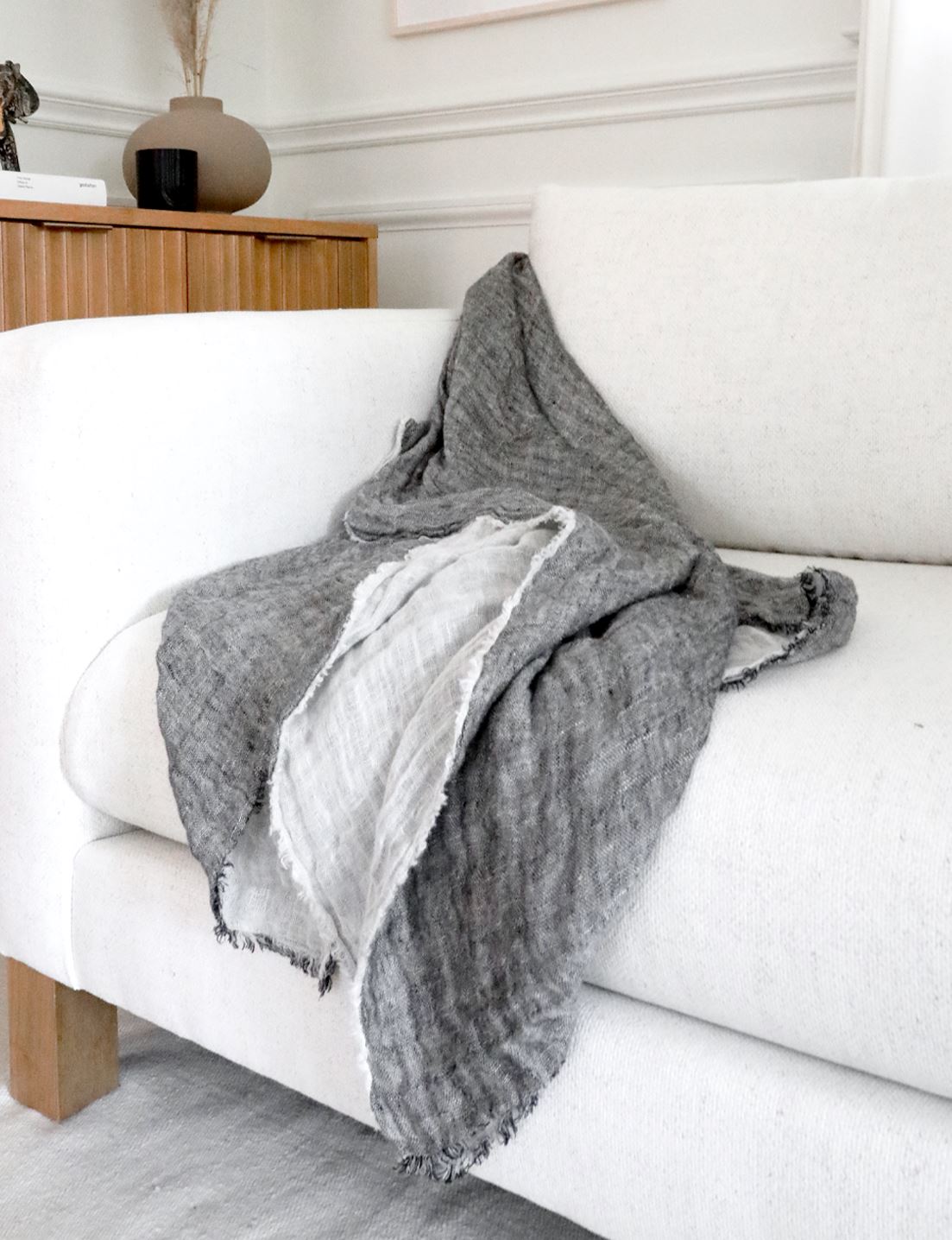 Sedona, Linen Throw Blanket Throw Blankets Coterie Brooklyn 