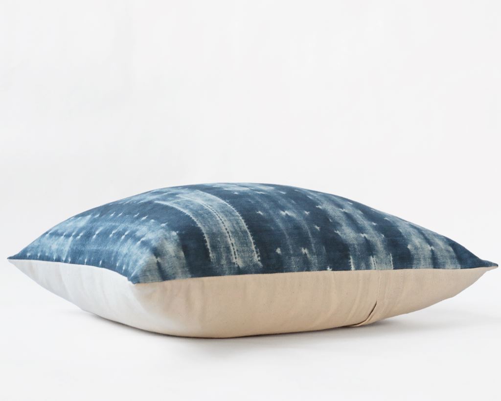 Deep Indigo Shibori, Set of 2 Decorative Pillows Coterie Brooklyn 