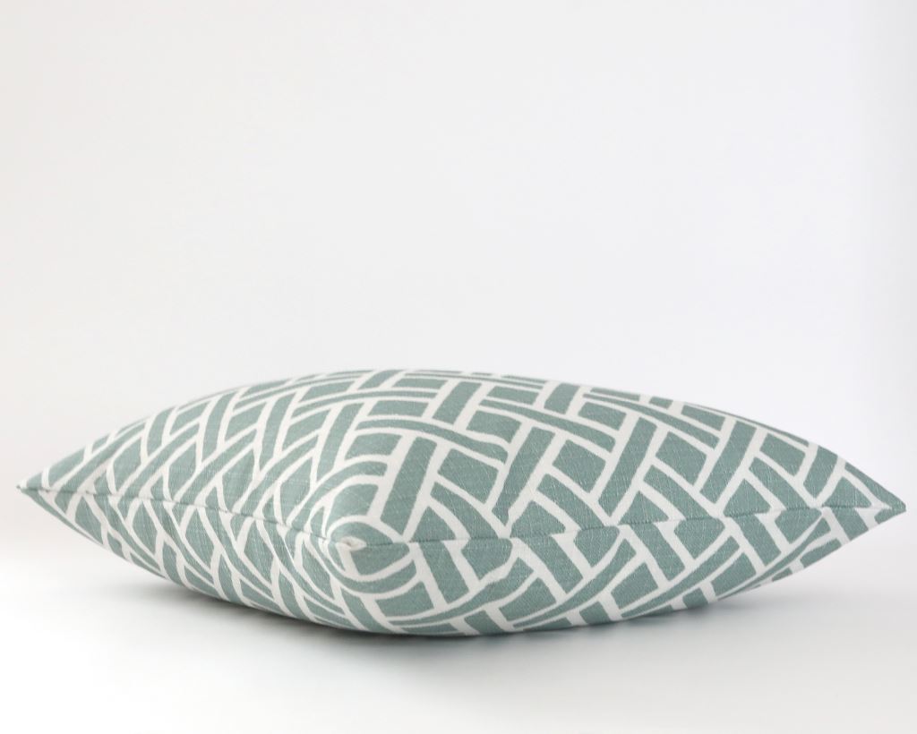 Tisbury Outdoor, Aqua Decorative Pillows Coterie Brooklyn 