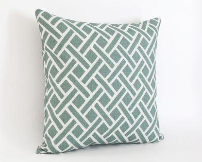 Tisbury Outdoor, Aqua Decorative Pillows Coterie Brooklyn 