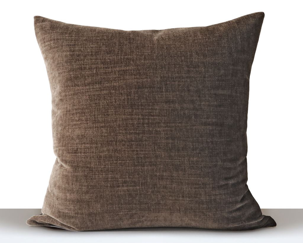 Roux, Bark Velvet Decorative Pillows Coterie Brooklyn 